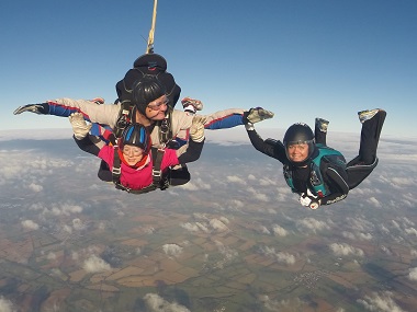 Tandem Skydive for Breast Cancer Now
